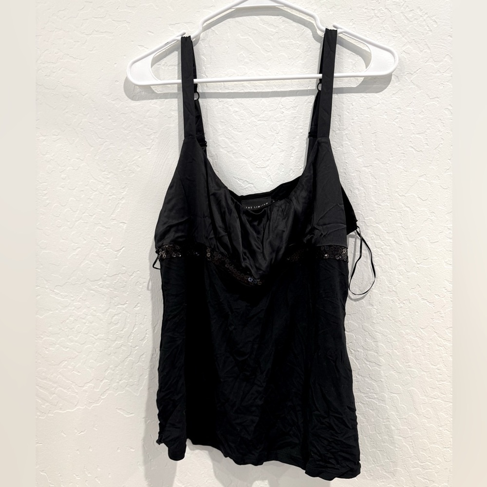 NWT The Limited sheen sequin tank size L